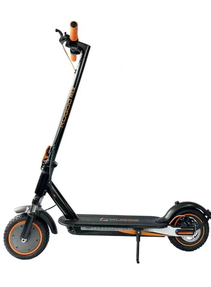 كي يو جي أو أو سكوتر كهربائي قابل للطي Kugoo Pro-4، بطارية 36 فولت 7.8 أمبير، محرك 350 واط، مدى أقصى 20-25 كم/ساعة، إطارات هوائية 8.5 بوصة، سكوتر كهربائي قابل للطي للبالغين - عمر بطارية طويل وحمولة قصوى 120 كجم - Image 3